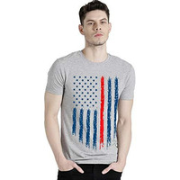 Adro Men's Regular Fit T-Shirt (Rnr-M-Usa-Gr_Grey_Xl)