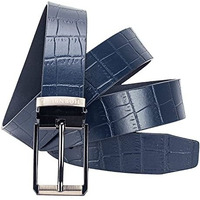 Hornbull Clara Mens Leather Belt Navy Color | Leather Belt For Men | Formal Mens Leather Belt