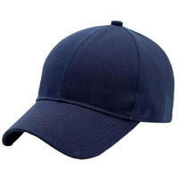 Amazon Brand - Nora Nico Classic Plain Adjustable Baseball Cap For Men And Women, Unisex Cap For All Seasons Navy