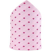 Kovove Elegant Pink Checkered Pocket Square For Men