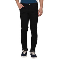 Studio Nexx Men's Regular Fit Stretch Jeans (Black) Size 38