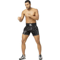 Invincible Men's Muay Thai Boxing Shorts Blue X-Large