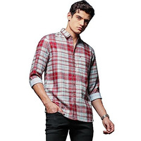 Be Active Men's Casual Cotton Blend Checkered Shirt || Casual Shirts For Men || Men Casual Shirt || Casual Wear Shirts (Cch0162-5-Xl)