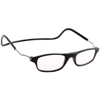 Augen Rectangular Magnetic Adjustable Front Connect Full Rim Plastic Reading Glasses (+1.50)