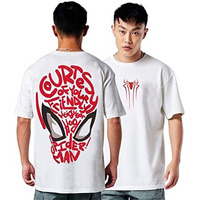 Veirdo Cotton Men's Oversized Fit T-Shirt (Os_Sm4013_Wt_White, Medium