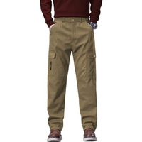 Tagdo Men's Regular Casual Pants (Rf-Cargo-2002-Gold-32_Gold