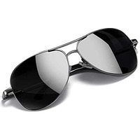 Black Jones Polarized Sunglasses Wayfarer Uv Protection Aviator Goggle Men' Sunglasses (Black) - Pack Of 1