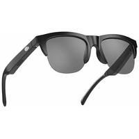 Sunol F06 Smart Glasses Wireless Bluetooth Square Sunglasses Open Ear Music&Hands-Free Calling,For Men&Women,Polarized Lenses,Ip4 Waterproof,Connect Mobile Phones And Tablets, Black, One Size
