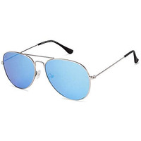 Vincent Chase Eyewear By Lenskart | Full Rim Aviator Branded Latest And Stylish Sunglasses | Polarized And 100% Uv Protected | Men & Women | Small | Vc S11075, Blue