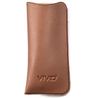 Vivid Vision Unisex Adult Lightweight Eyewear Specs Case Cover | Protect Eye Glasses | Chashma Dibbi | Spectacle Box | Open Flap | Artificial Leather | D-14 | Brown