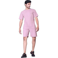 Rynogear Men's Regular Fit Co-Ord Set Of T-Shirt & Shorts For Night Dress,Sleepwear, Loungewear, Travelling & Vacation Outfit
