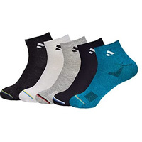 Sjeware Unisex Cotton Men And Women Solid Ankle Length Socks (Pack Of 5) Sjw-2023, Assorted