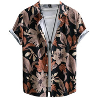Nosequeen Men Floral Shirts | Shirts For Men Stylish | Beach Outfits For Men | Printed Shirt For Man | Mens Casual Shirt | Half Sleeve Shirt For Men