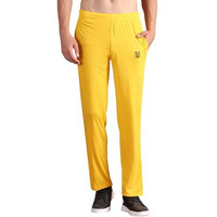 Mack Jonney Men Yellow Regular Fit Cotton Mid Rise Trackpant-D10_Yellow_01-Xl