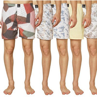 Urban Scottish Men Boxers (Pack Of 5) Lightweight Digital Print (Usbx507-M)