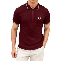 Tagas Mens Polo T-Shirt || T-Shirt For Mens || Short Sleeve T-Shirt ||T-Shirt ||Mens T-Shirt ||Mens Regular Fit T-Shirt ||(Mt-11) Maroon