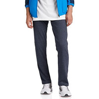 Amazon Brand - Symbol Men's Lounge Cotton Bottom (Trk-03_Blue Melange_Large)
