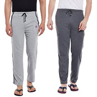 Mack Jonney Vimal Jonney Men Regular Fit Mid Rise Trackpants (Pack Of 2_Multicolor_Large)-Dd1A_Dd5M_02-L
