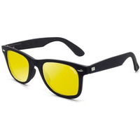 Elegante Classic Wayfarer Sunglass Night Driving Yellow Sunglasses For Men Woman Size M - Polarized, M