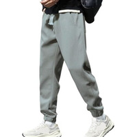 Louis Sense Men's Loose Pants (Trouser-07_Lightgrey