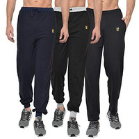 Mack Jonney Vimal Jonney Regular Fit Multicolor Men Mid Rise Trackpants(Pack Of 3) Vimal63067, Xl