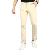 Neostreak Men's Slim Fit Chinos (Neochino Cream_32)