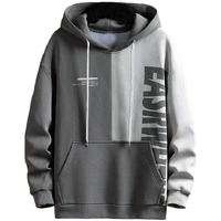 Tagas Men's Fleece Round Neck Regular Fit Sweatshirt (Mh-8009-Grey- Grey_Xxl)