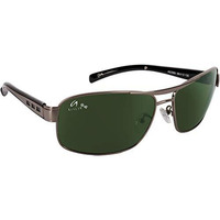 Aislin Toughened Glass Wayfarer/Rectangular Uv Protected Sunglasses For Men - (Dark Green G-15 Lens | Gun Frame | Large Size | Rb3565)