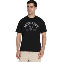 American Eagle Men's Regular Fit T-Shirt (Wea0173437043_Black