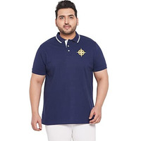 Bigbanana Men's Regular Fit Polo (Marg,Navy Blue,4Xl)