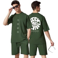 Upclothing Printed Oversized Tracksuit Set (Top And Bottom Set) Co-Ord Set