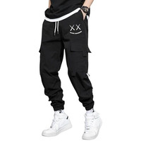 Lymio Men Cargo || Men Cargo Pants || Men Cargo Pants Cotton || Cargos For Men (Cargo-15-Xl) Black
