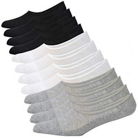 Jormatt 6 Pairs Mens Women Genuine No Show Socks Boys Sneaker Shoes Mesh Knit Low Cut Athletic Cotton Socks Non Slip,Men Shoes Size 10-14, Multi