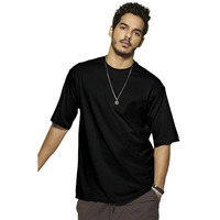 Bewakoof Men's Solid 100% Cotton T-Shirt - Oversized Fit, Round Neck, Half Sleeves