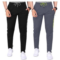 Pinkmint Combo Track Pant Set For Men Lycra Soild Suitable For Yoga, Dancing, Running, Regkular Wear