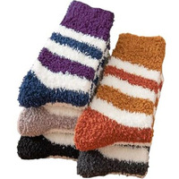Fims - Fashion Is My Style Woolen Men & Women Mid-Calf Length Winter Socks Everyday Use Combo Pack Of 4 Pairs Multicolor (Assorted Color)