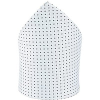 Kavove Graceful White Polka Dot Pocket Square For Men