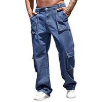 Men Jeans || Jeans For Men || Cargo Jeans (Q-10-11) (In, Numeric, 32, Blue)