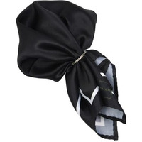 Peluche Classic Hue Black Pocket Square For Men (14X14 Inches)