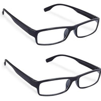 Mojowear Full Rim Reading Glasses For Men And Women 2 Pcs Combo (+1.50)