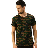 Veirdo Men's Cotton Camouflage Printed T-Shirt(99_Darkcamo_Xl_99Camoflague_X-Large)