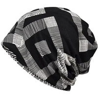 Youstylo - You Are Priority Men's Women's Slouchy Blended Cotton Summer Winter Beanie Skull Multicolor Cap (Black, Free Size)