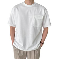 Leriya Fashion Mens Poly Cotton T-Shirt Regular Fit Casual (Lf-Mt-1074_White_L)