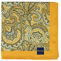 Peluche Paisley Print Flow Pocket Square For Men