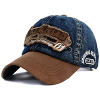 Handcuffs Denim Stylish Cap For Men Women Baseball Caps Adjustable Free Size Hats | Gym Accessories | Sun Protective Hat (Navy)