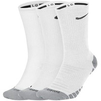 Maxcom Men's Cotton Everyday Max Cushioned Unisex Crew Socks Gym Socks (In, Alpha, M, White)