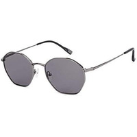 John Jacobs 100% Uv Protected | Gunmetal-Grey Full Rim Hexagonal | Stylish & Premium Sunglasses | For Men & Women | Medium | Jj S12472