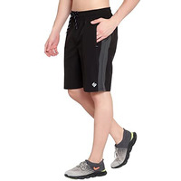 John Ally Men's Dry-Fit Sweat Resistant Active Athletic Gym Workout Running Performance Shorts With Zipper Pockets.(Jet Black - 2Xl)