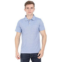 Ecoline Clothing Eco-Friendly Men's 50/50 Blend Polo Regular Fit T-Shirt (Ink_Large)