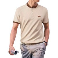 Lymio Men T-Shirt || T-Shirt For Men || Polo T Shirt || T-Shirt (Polo-48-50) (In, Alpha, L, Regular, Beige)
